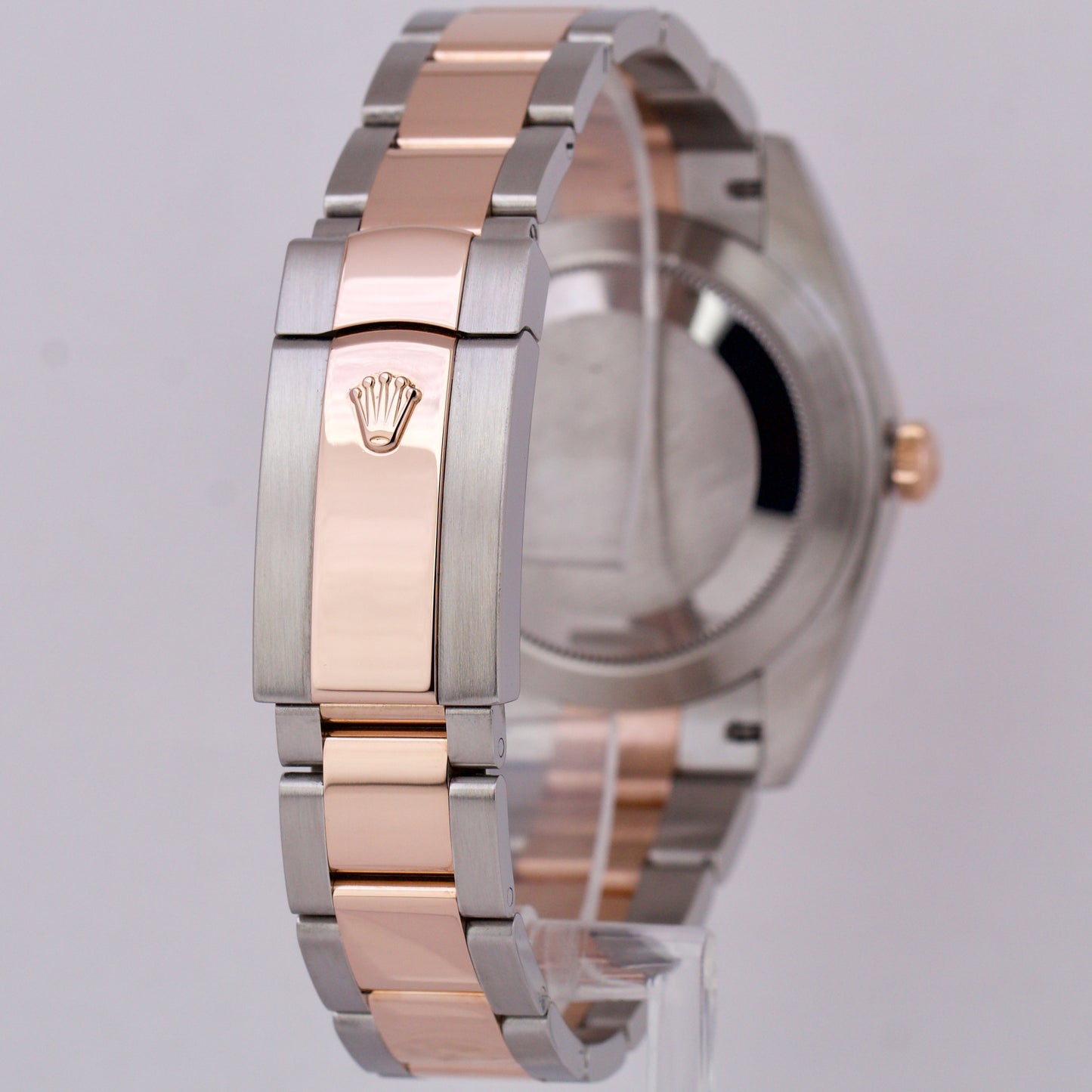 2020 PAPERS Rolex DateJust 41mm CHOCOLATE 18K Everose Steel 126301 Watch B+P
