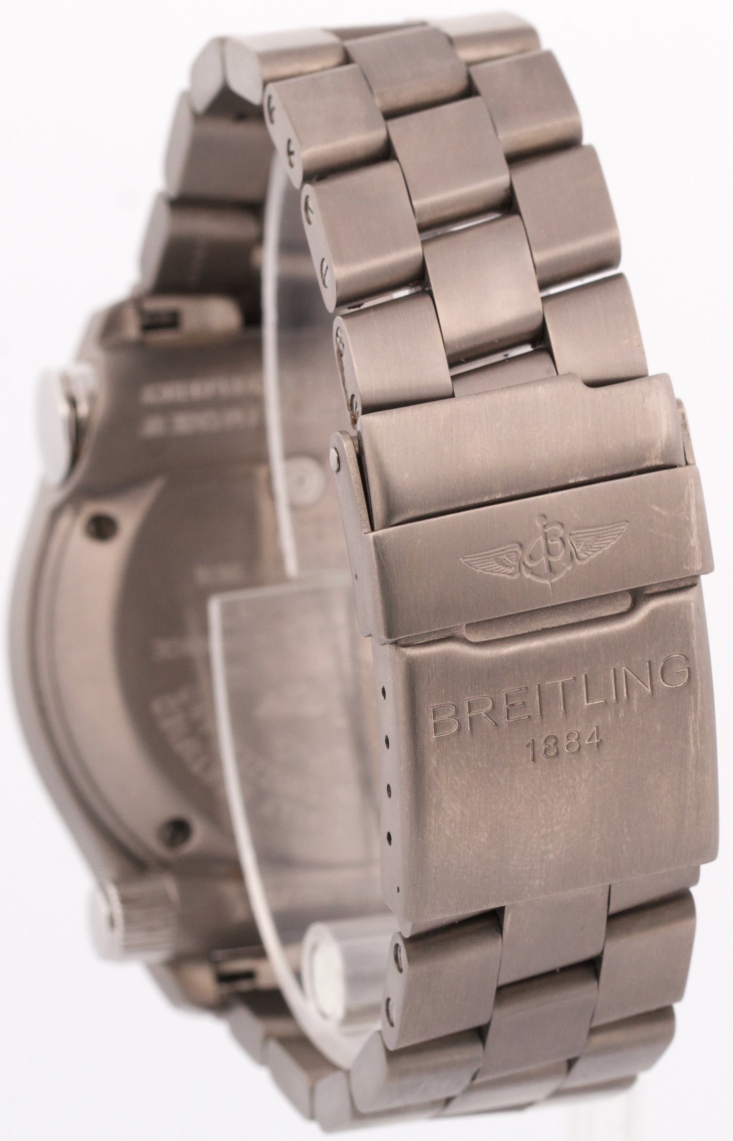 2025 SERVICE Breitling Emergency Chronograph YELLOW Titanium 43mm E76321 BOX