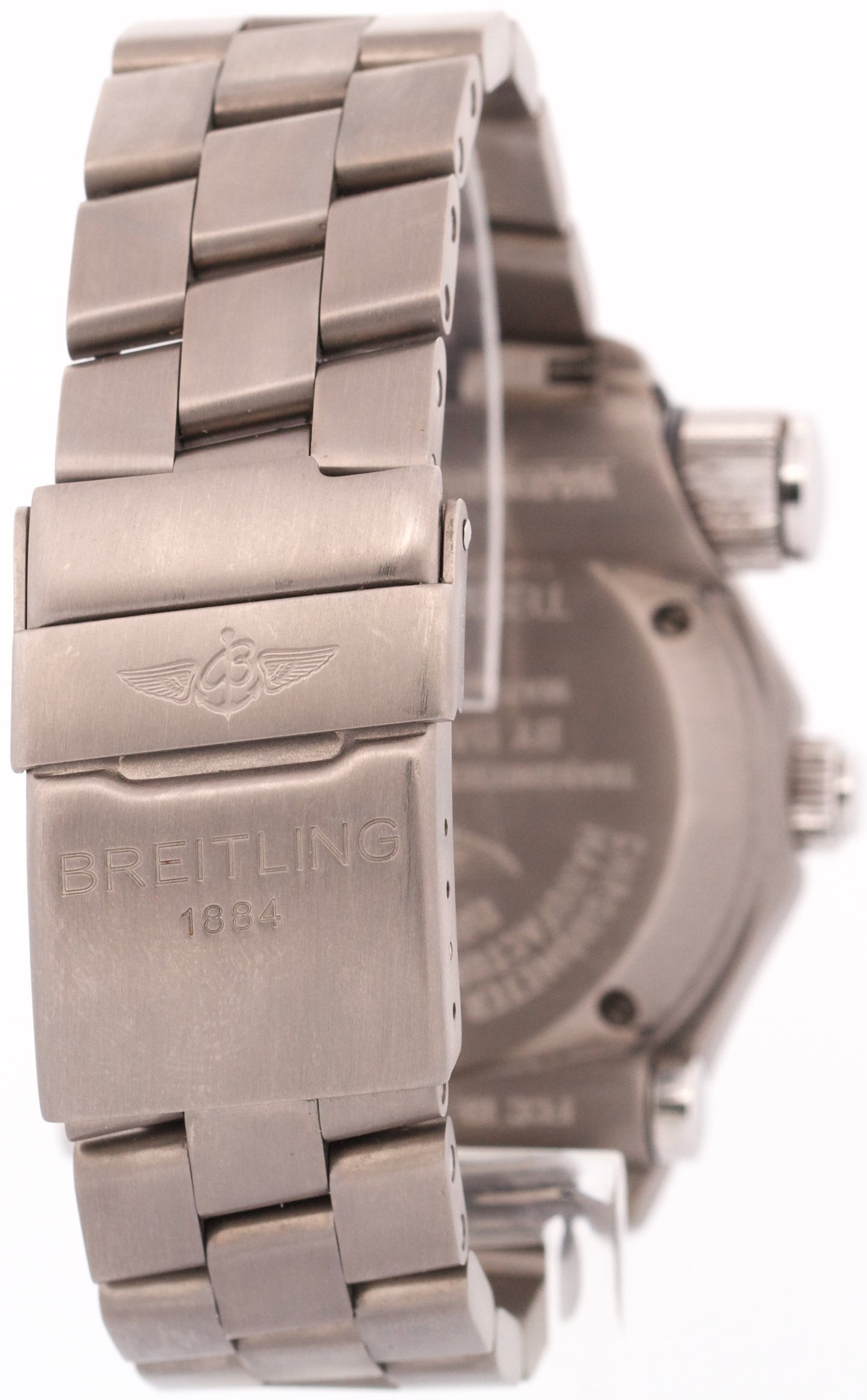 2025 SERVICE Breitling Emergency Chronograph YELLOW Titanium 43mm E76321 BOX