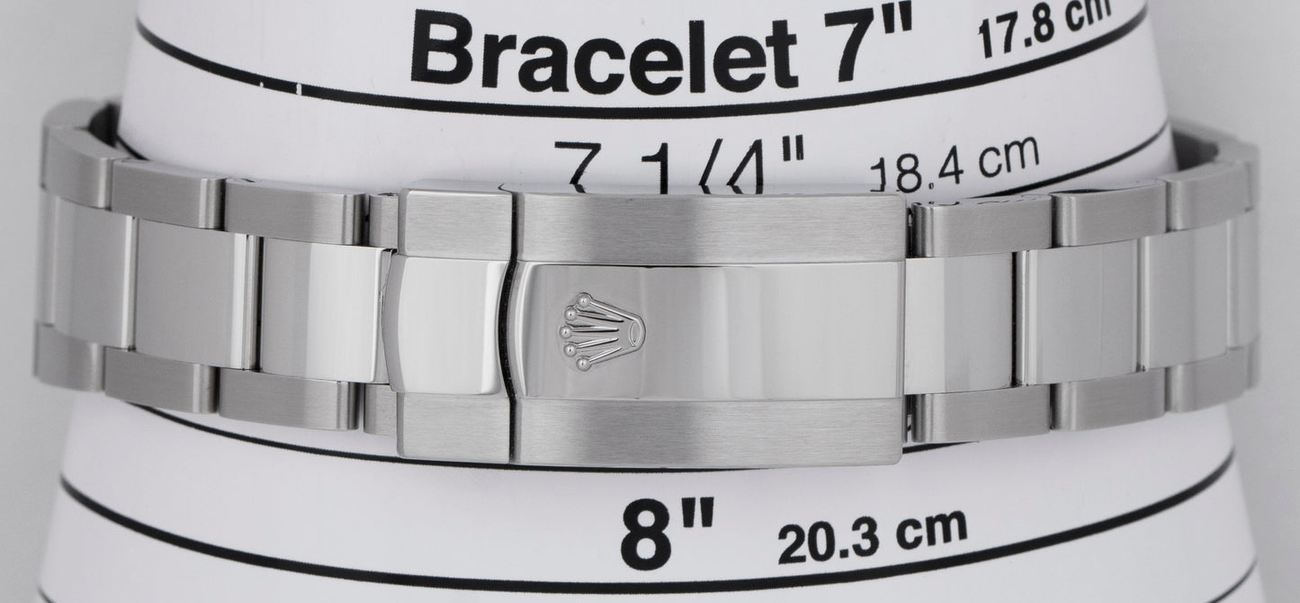 NEW 2023 PAPERS Rolex DateJust 36mm White Roman Steel Oyster Watch 126234 B+P