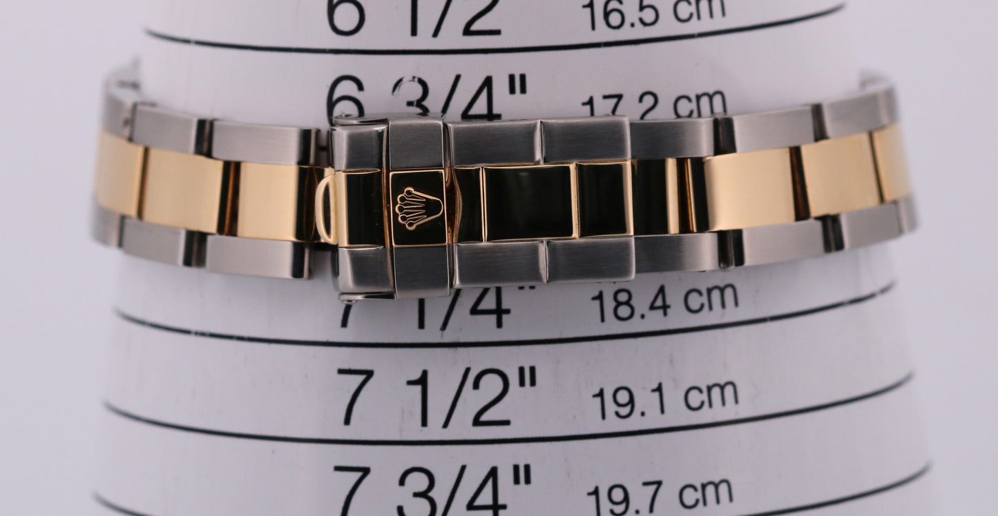 2003 PAPERS Ladies Rolex Yacht-Master 29mm CHAMPAGNE 169623 18K Gold Steel BOX