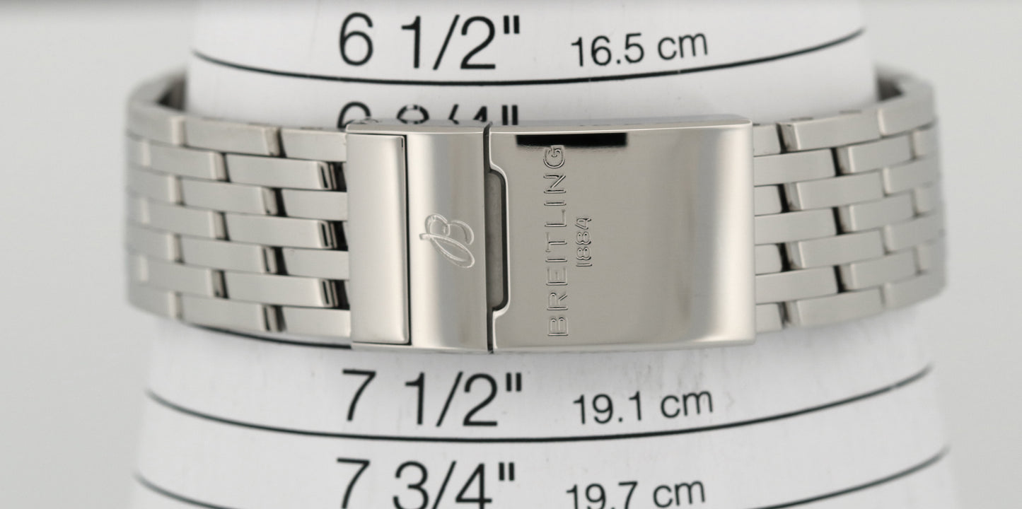 MINT Breitling Premier B01 BENTLEY 42mm Stainless Steel BROWN Date Watch AB0118