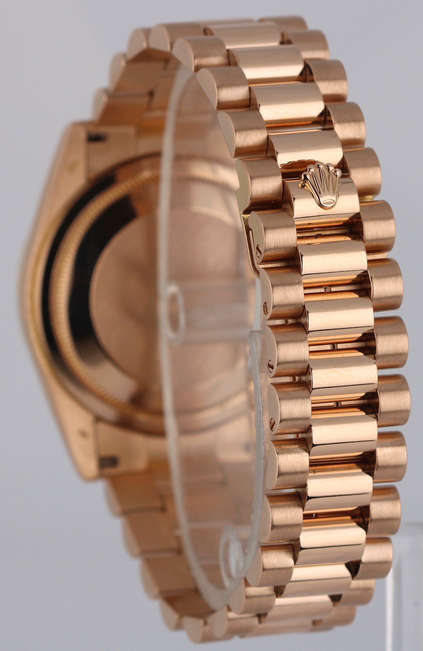 Rolex Day-Date President 18k Rose Gold Tahitian Mother Pearl 36mm 118235 Watch
