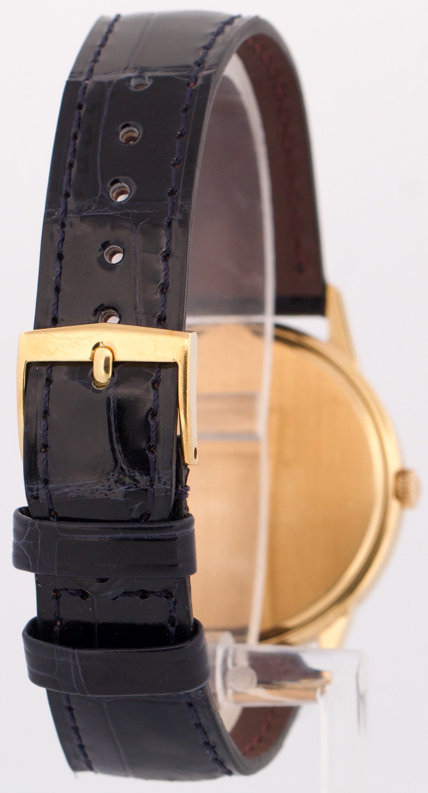 Patek Philippe Calatrava BLUE 18K Yellow Gold Leather Automatic 33mm 3602J