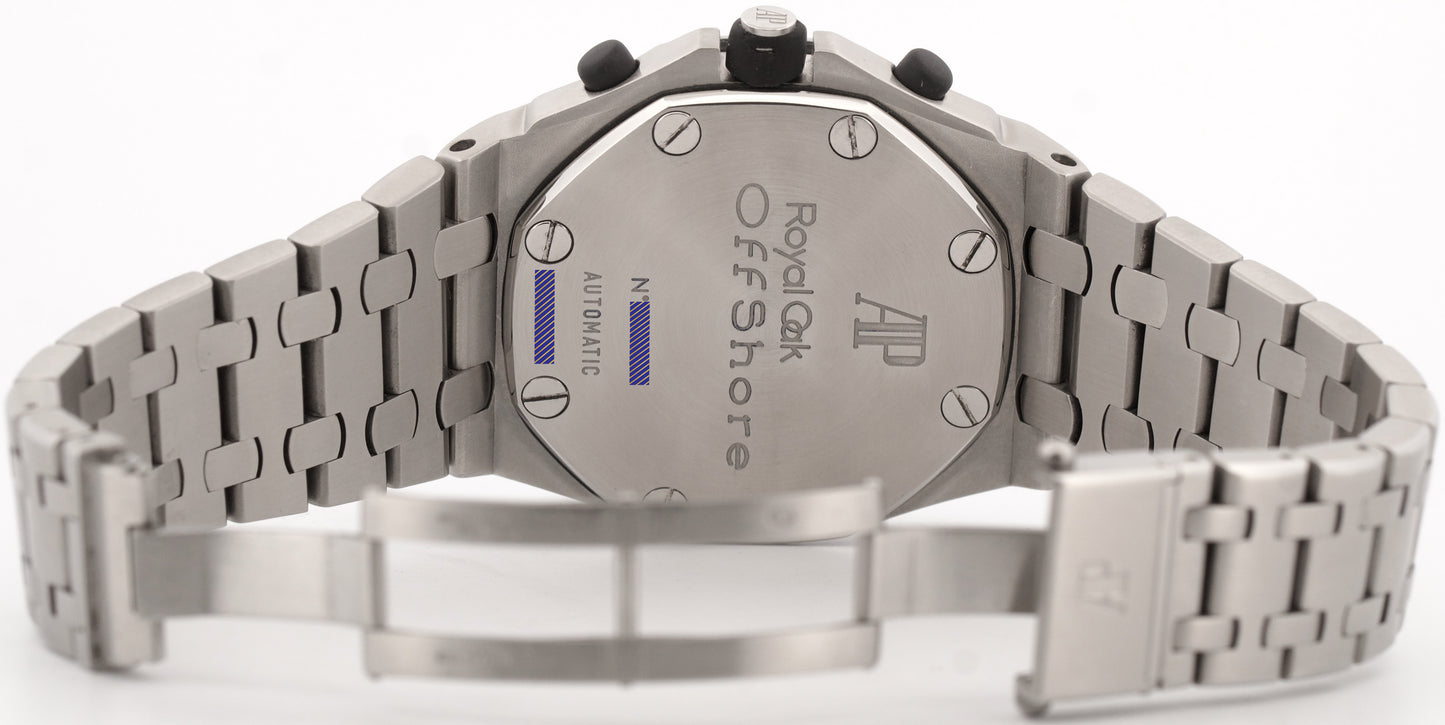 Audemars Piguet Royal Oak Offshore SILVER Chronograph Stainless Steel 25721ST