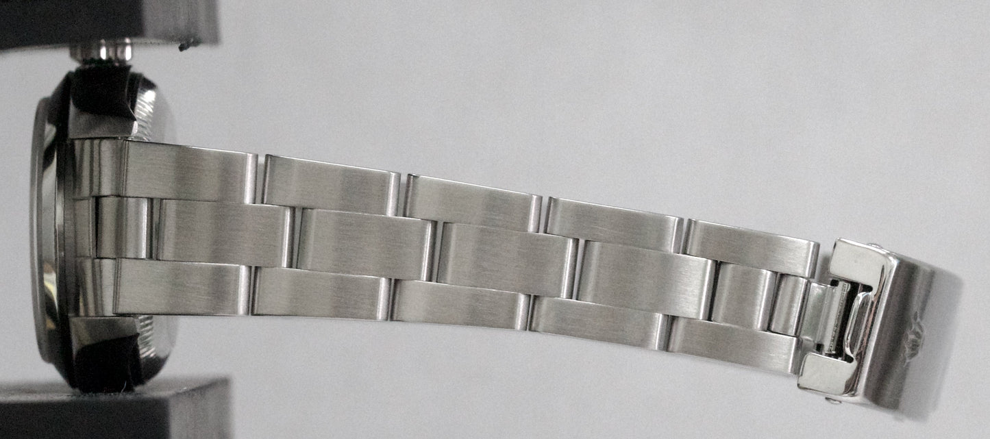 1999 Rolex Oyster Perpetual 24mm BLUE 3-6-9 Steel NO-HOLES Oyster Smooth 76080