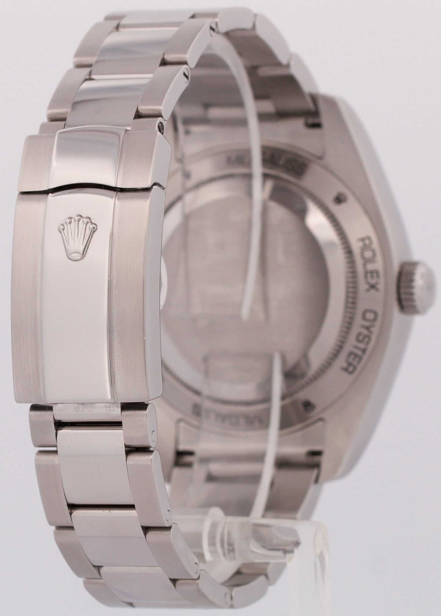 PAPERS Rolex Milgauss Z-Blue Green 40mm Stainless Steel Watch 116400 GV BOX
