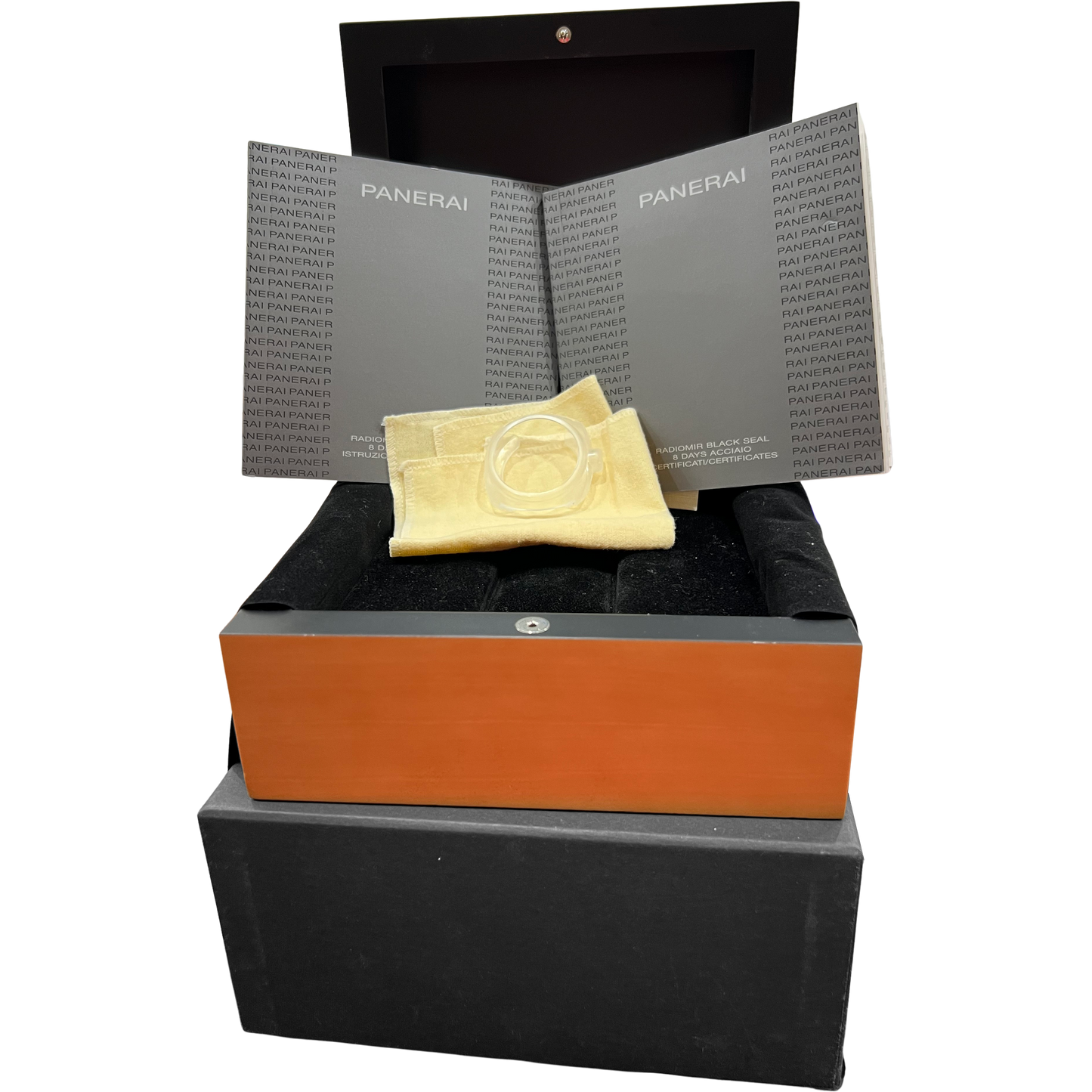 MINT PAPERS Panerai Radiomir Black Seal 8 Day PAM 609 45mm PAM00609 Watch BOX