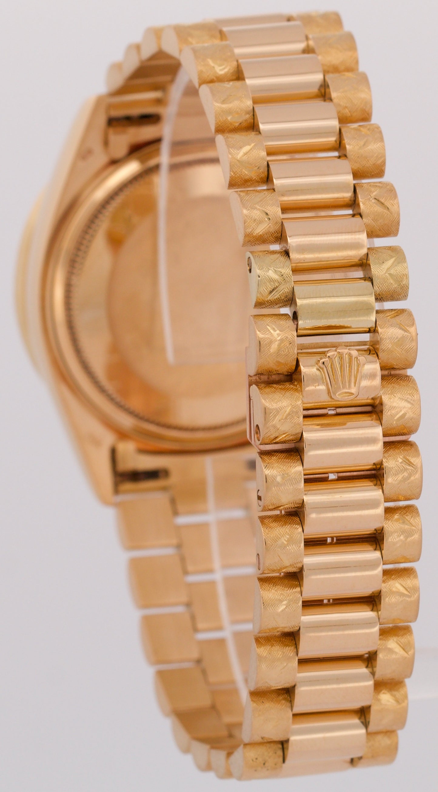 Rolex Day-Date President CHAMPAGNE DIAMOND 36mm FLORENTINE 18K Gold 18038