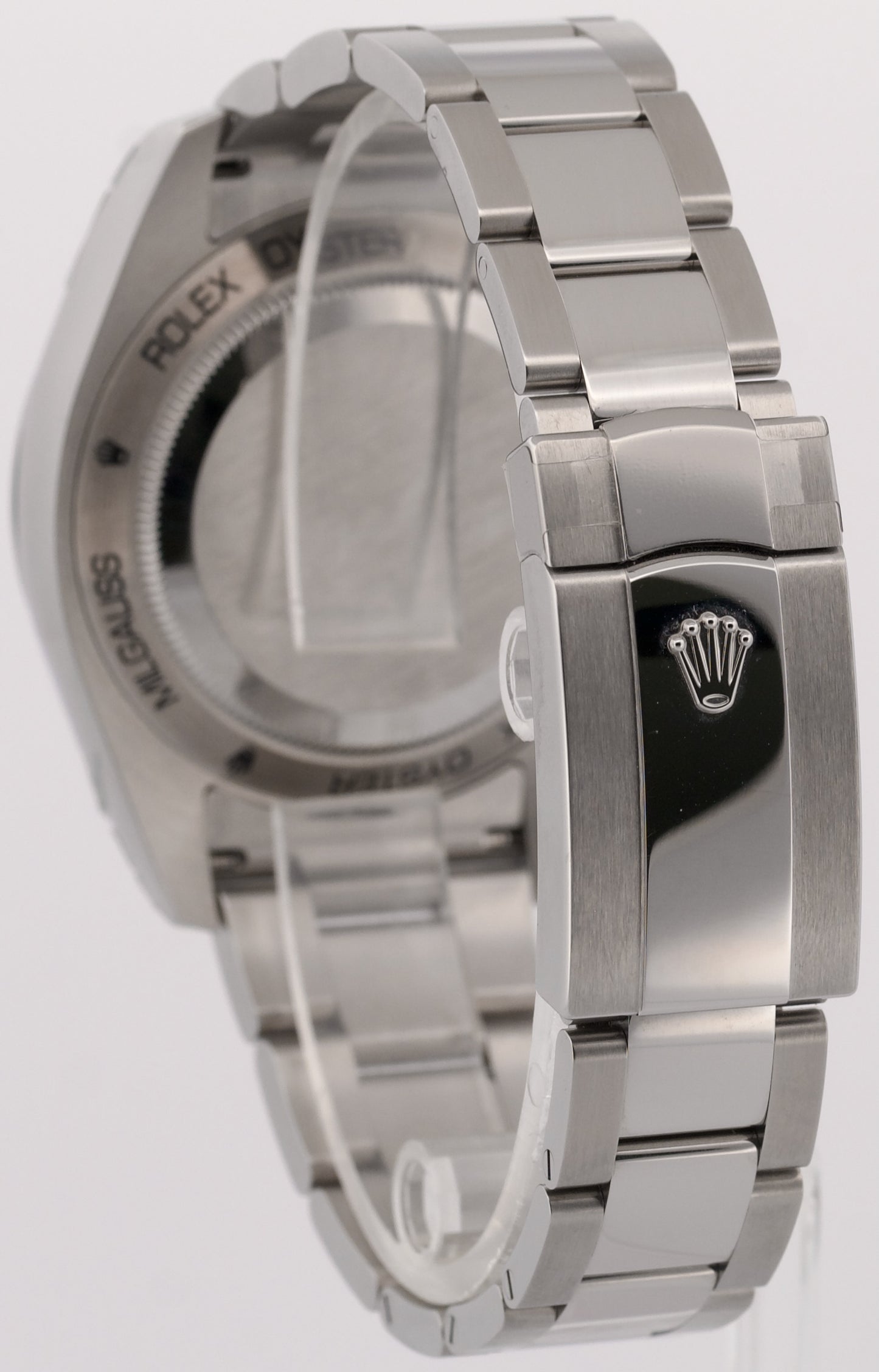 NOS STICKERED 2023 PAPERS Rolex Milgauss BLUE Green 40mm 116400 GV Watch BOX