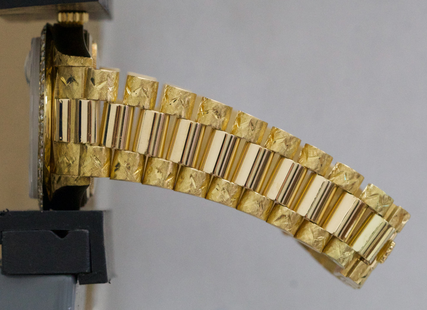 Rolex Day-Date President CHAMPAGNE DIAMOND 36mm FLORENTINE 18K Gold 18038