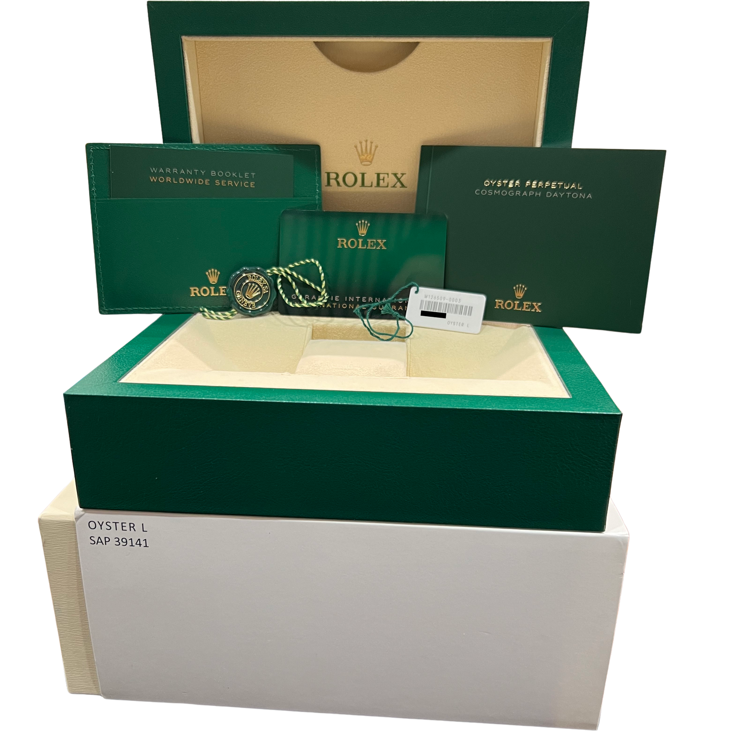 NEW 2024 PAPERS Rolex Daytona Cosmograph GHOST White Gold 40mm Watch 126509 BOX