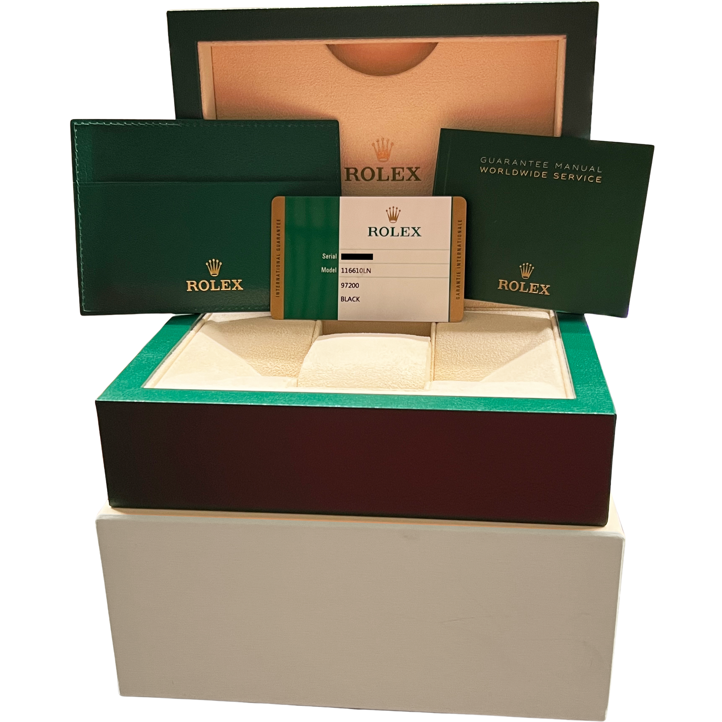 MINT 2019 PAPERS Rolex Submariner Date 40mm Black Ceramic Steel 116610 LN BOX
