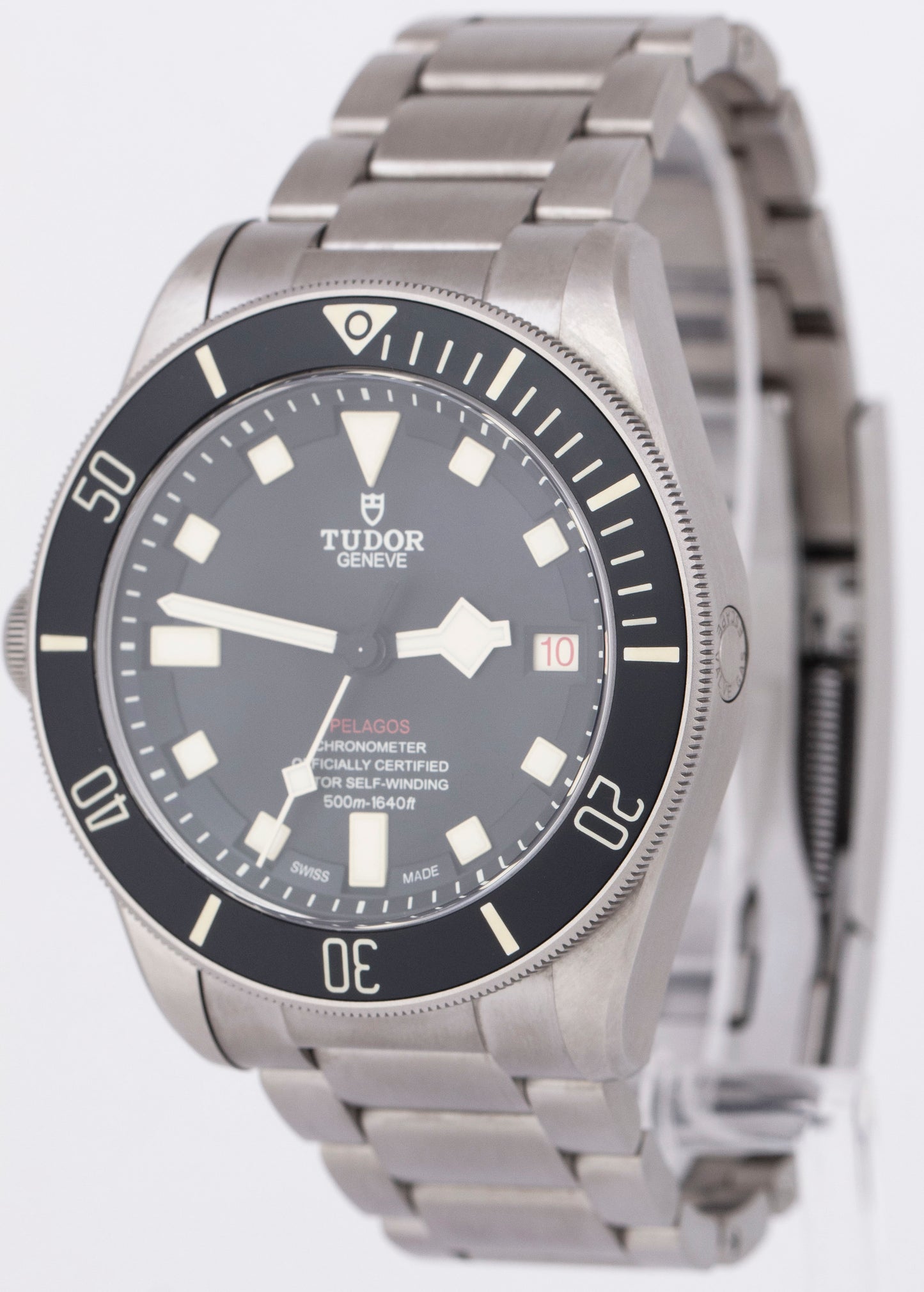 MINT 2024 PAPERS Tudor Pelagos Black Titanium 42mm LHD 25610TNL Rubber Watch BOX