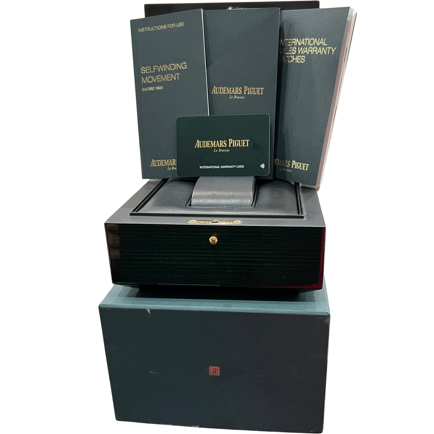 PAPERS Audemars Piguet Royal Oak BLUE FROSTED Gold 34mm 77353BC.GG.1263BC.01 BOX