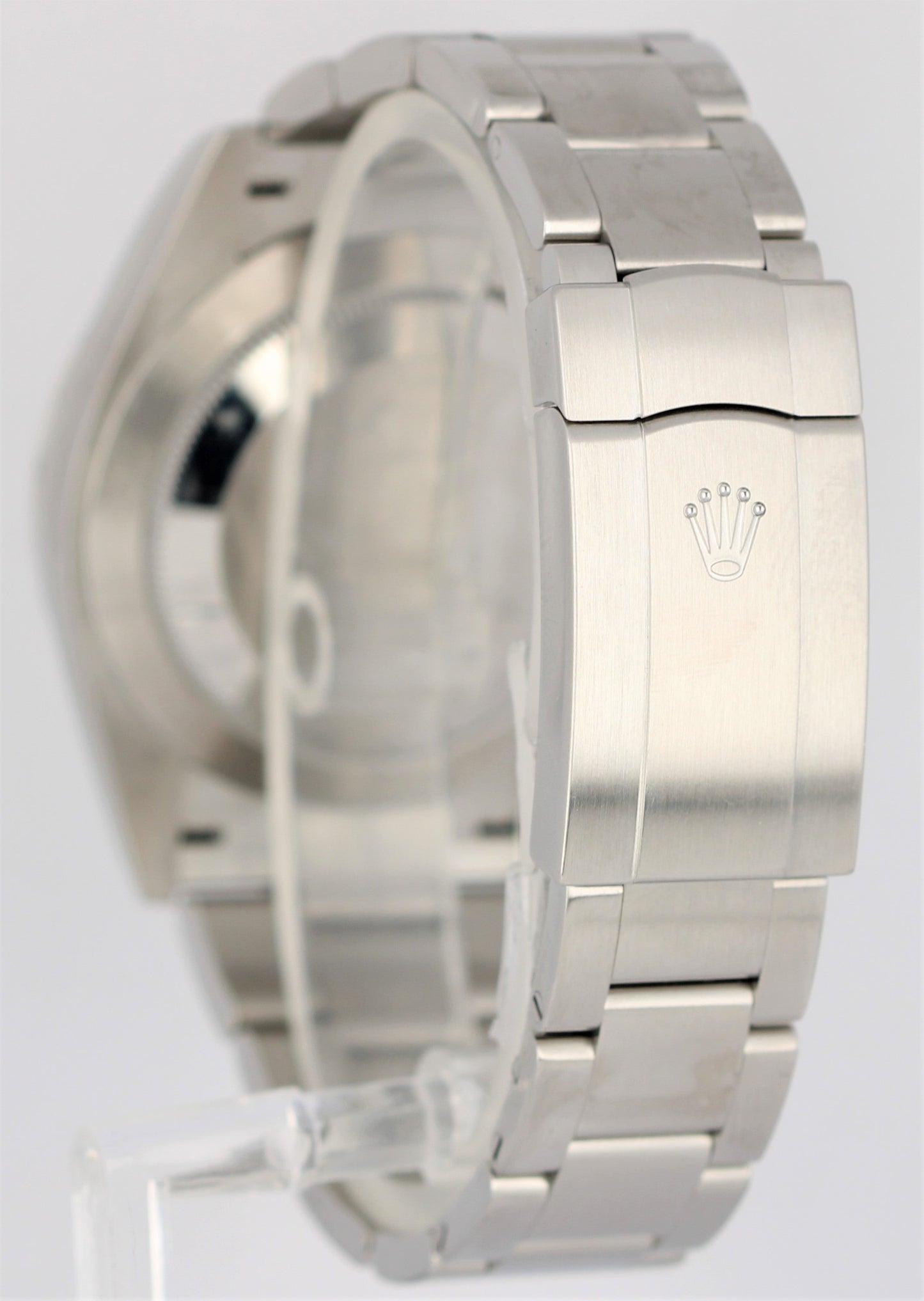 MINT 2022 PAPERS Rolex Oyster Perpetual SILVER Stainless Steel 41mm 124300 BOX