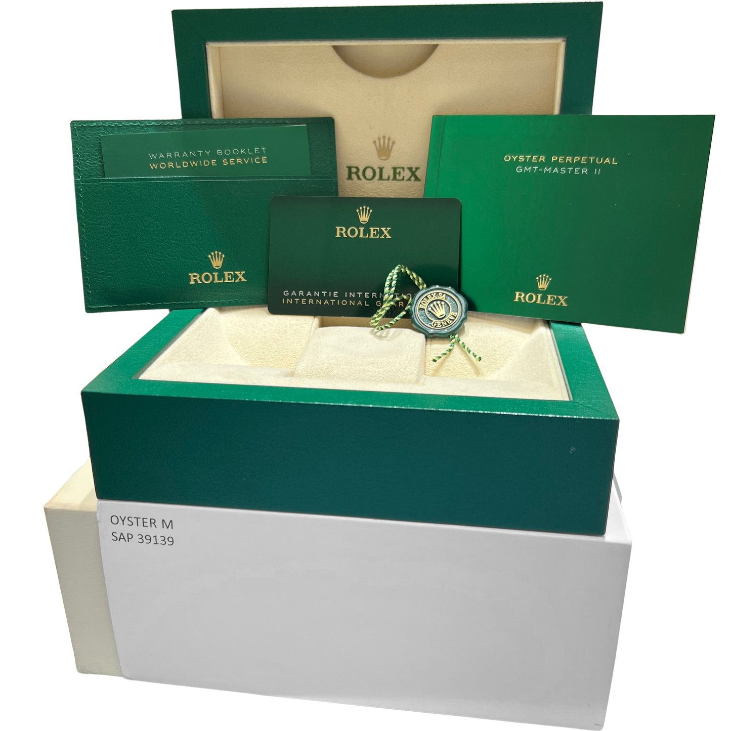 2023 NEW PAPERS Rolex GMT-Master II Two-Tone Gold ROOT-BEER 40mm 126711 CHNR BOX