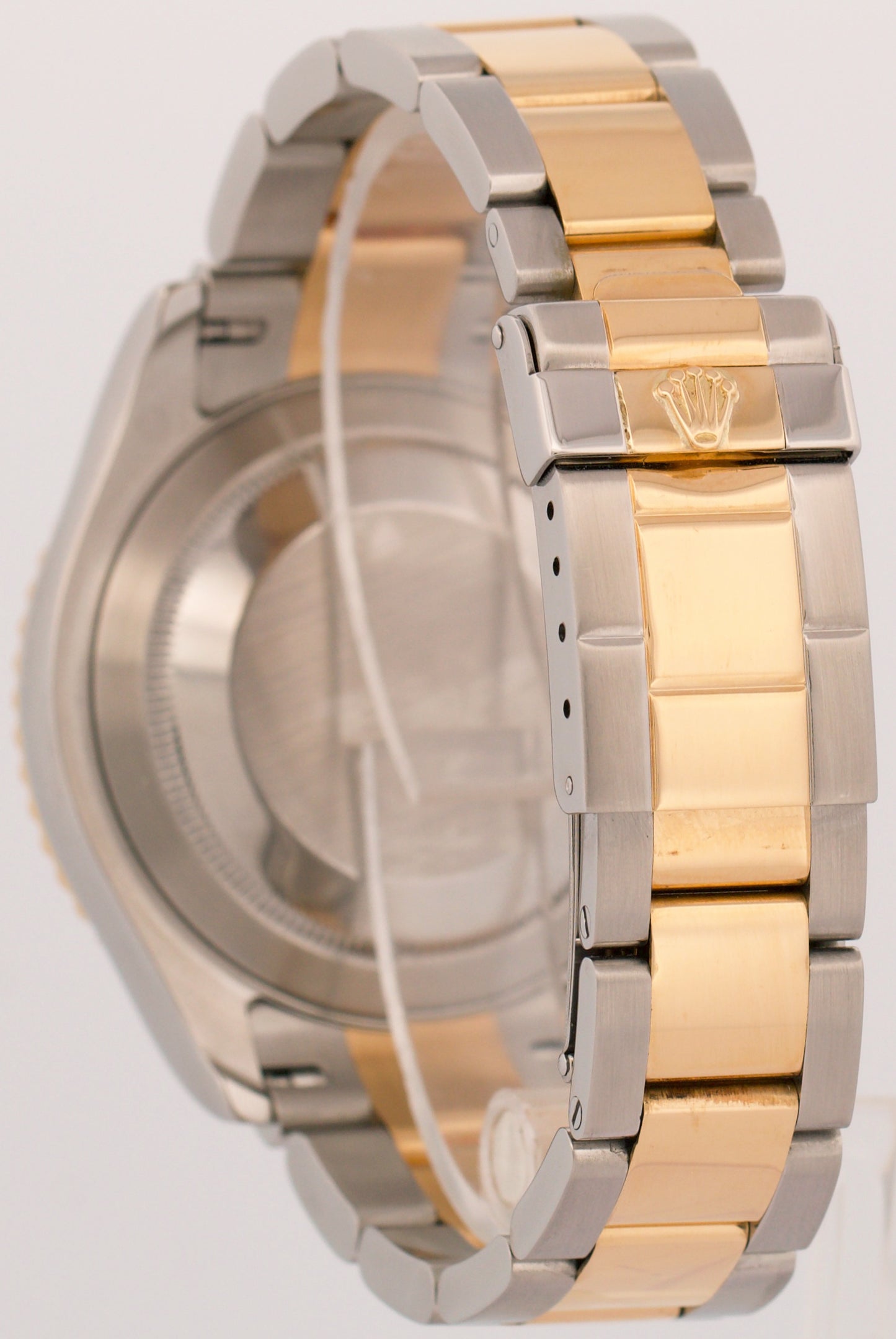 Rolex Yacht-Master 40mm SILVER 18K Two-Tone 18K Yellow Gold Steel 16623 Watch