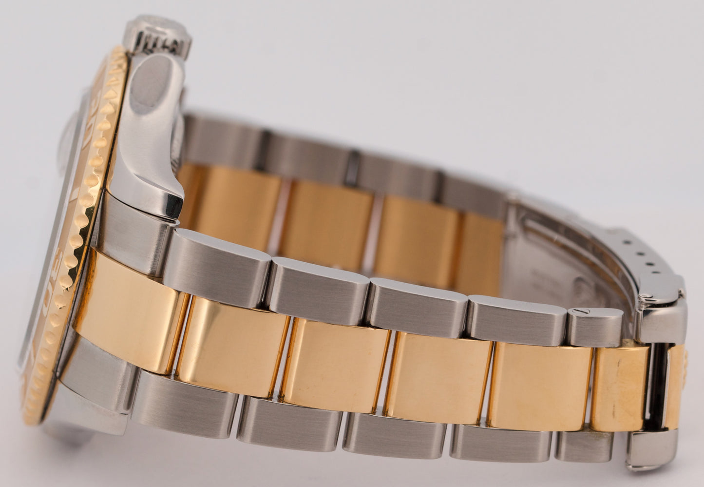 Rolex Yacht-Master 40mm SILVER 18K Two-Tone 18K Yellow Gold Steel 16623 Watch