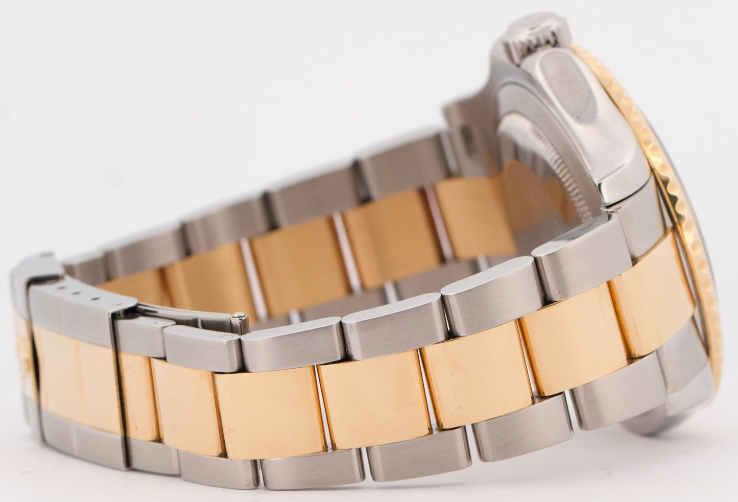 Rolex Yacht-Master 40mm SILVER 18K Two-Tone 18K Yellow Gold Steel 16623 Watch