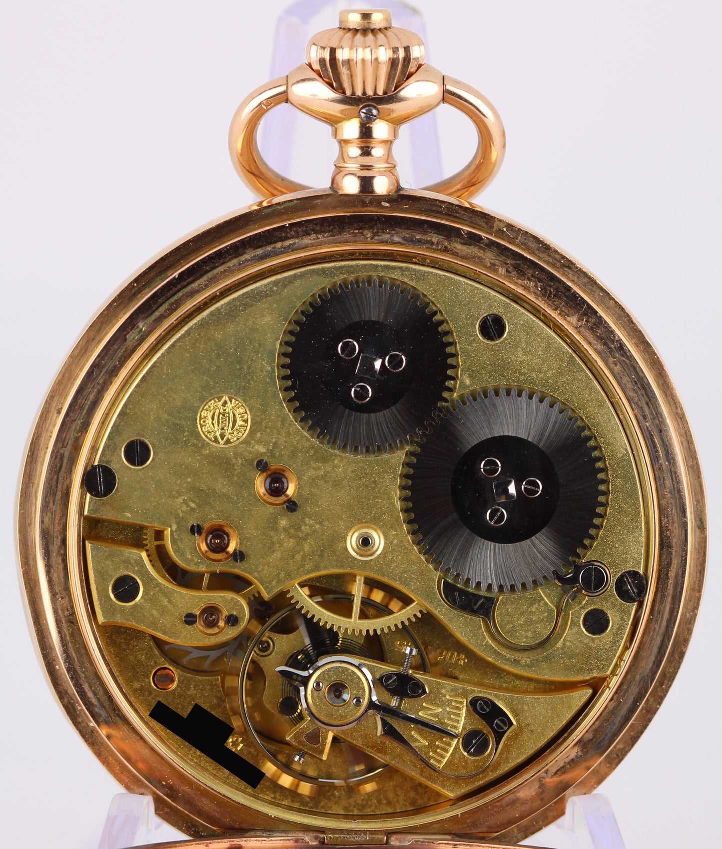 IWC Taschenuhr Savonnette PAPERS 14k Gold 93gr 50.5mmX64mm 12454368 Pocket Watch