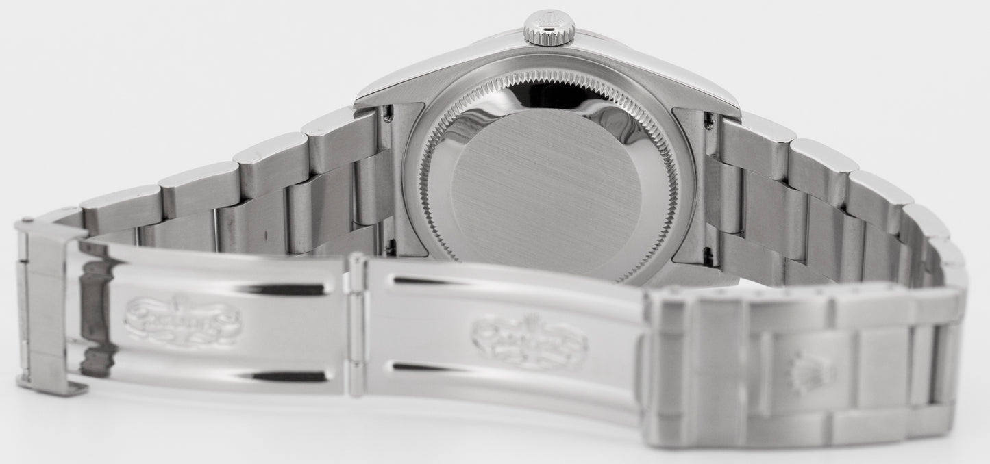 Rolex Explorer I Black 36mm 3-6-9 REHAUT Stainless Steel Automatic Watch 114270
