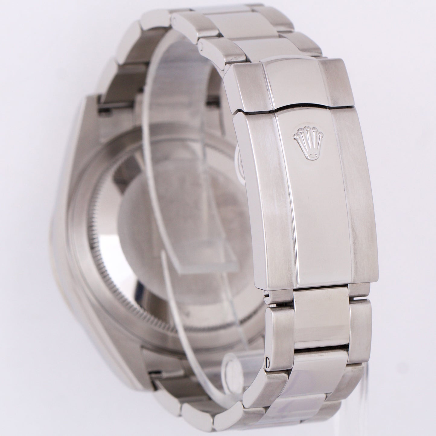 PAPERS Rolex Sky-Dweller BLUE Steel 18K White Gold 42mm Oyster Watch 326934 BOX
