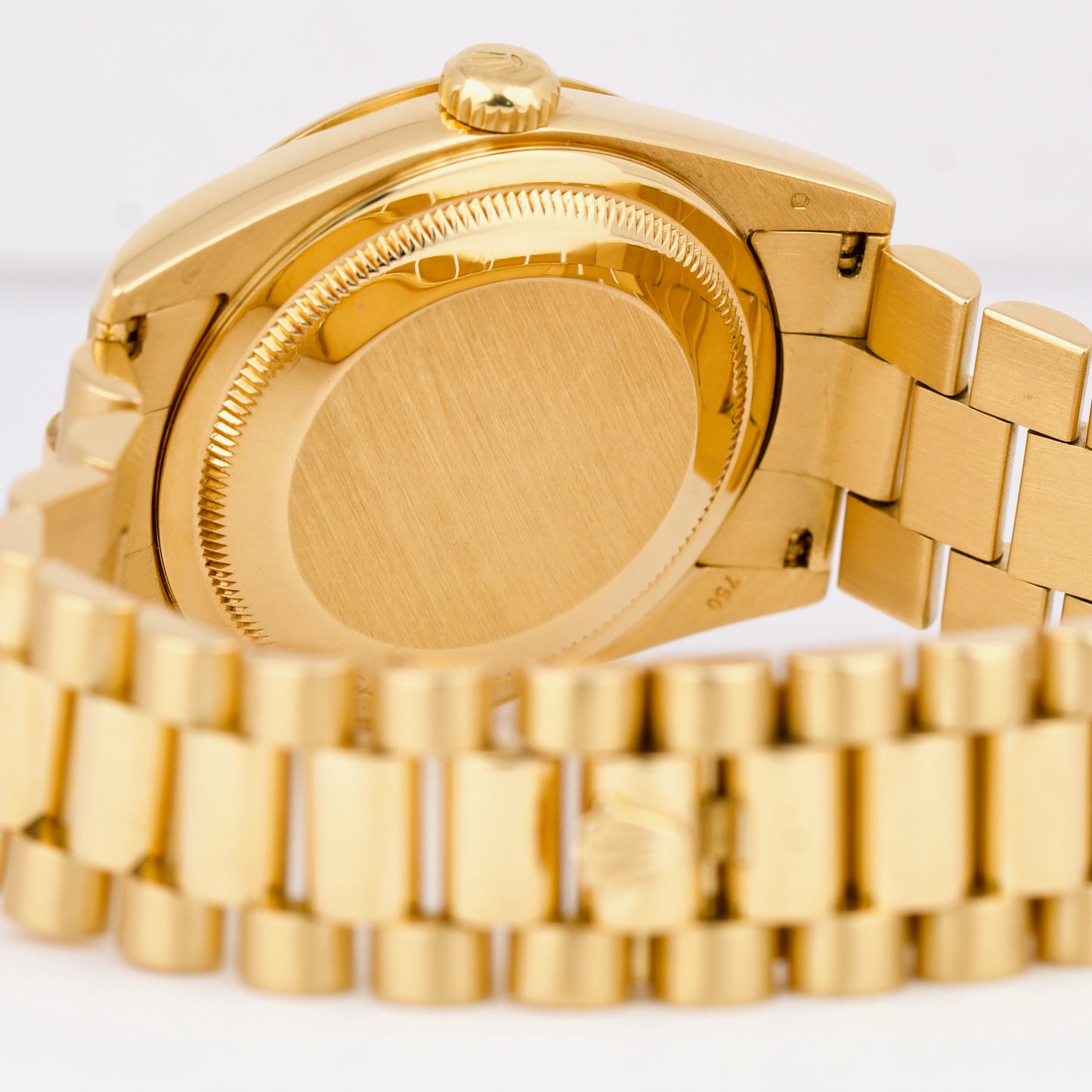 Rolex Day-Date President 18K Yellow Gold Champagne NEW BUCKLE 36mm Watch 118238
