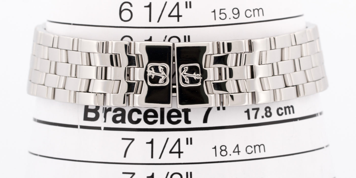 PAPERS Ladies Ulysse Nardin Michelangelo MOP DIAMOND 32mm Steel 113-49/691 BOX