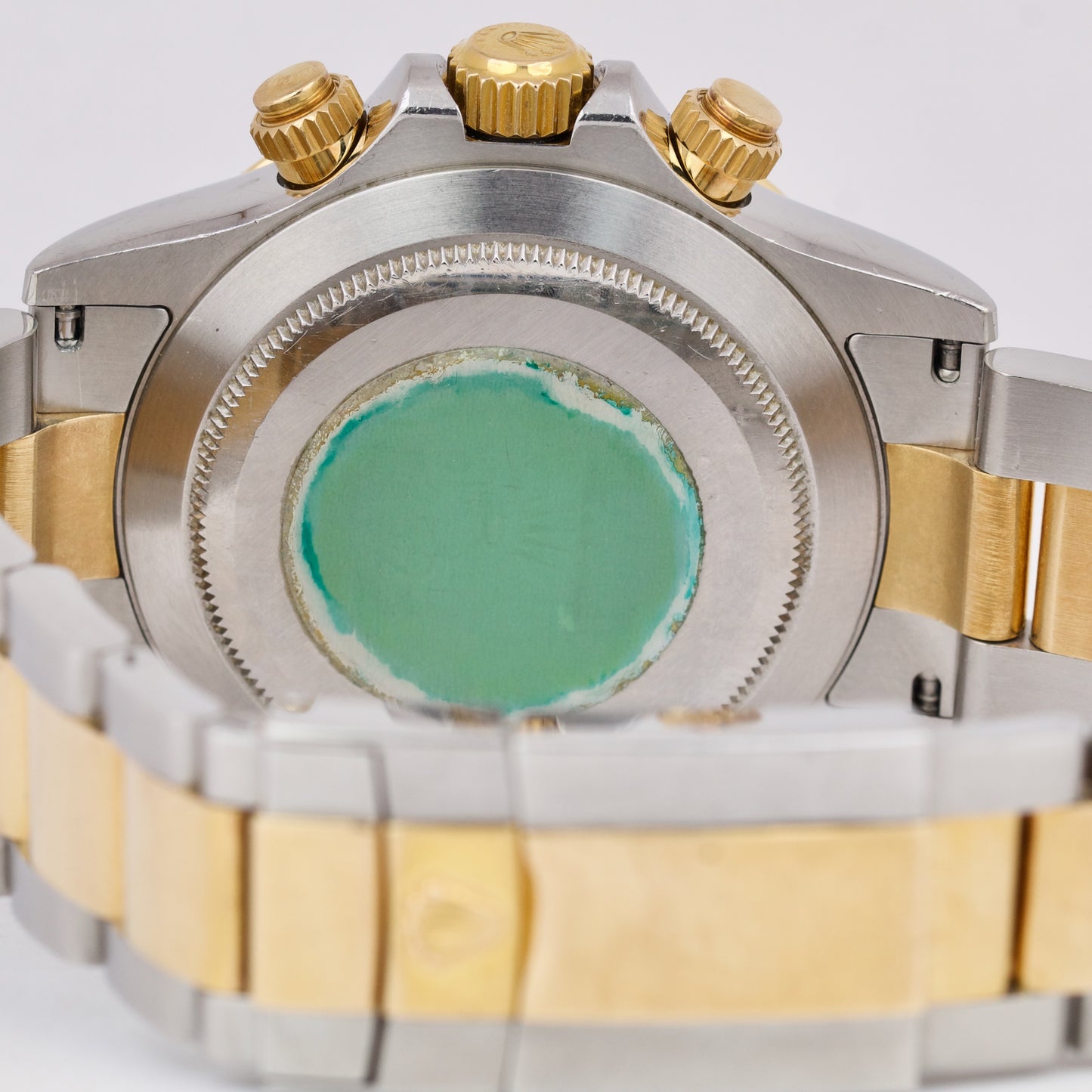 UNPOLISHED Rolex Daytona Cosmograph 40mm MOTHER OF PEARL 18K Gold Steel 116523