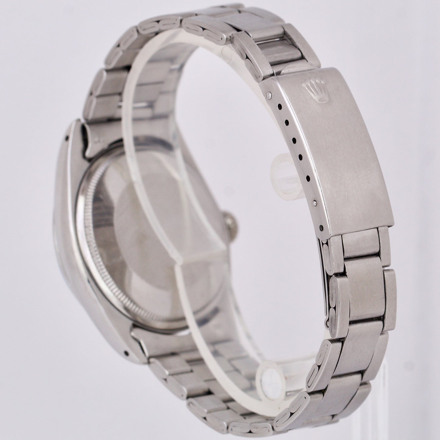 1971 Rolex Oyster Perpetual Date SILVER 34mm Stainless Steel Oyster Watch 1500
