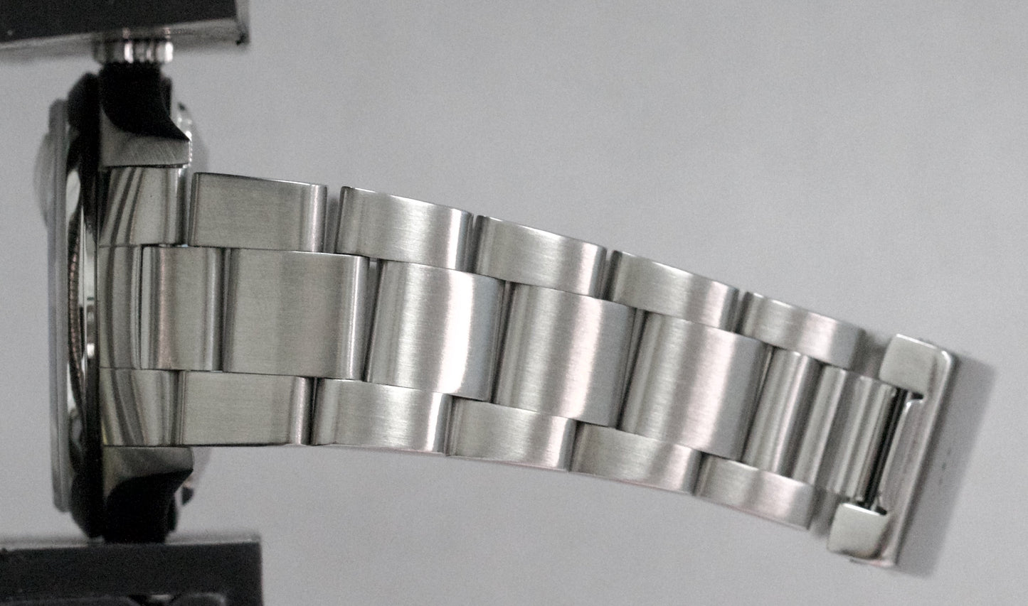 2005 Rolex DateJust 36mm BLACK Smooth Stainless Steel OYSTER Automatic 16200