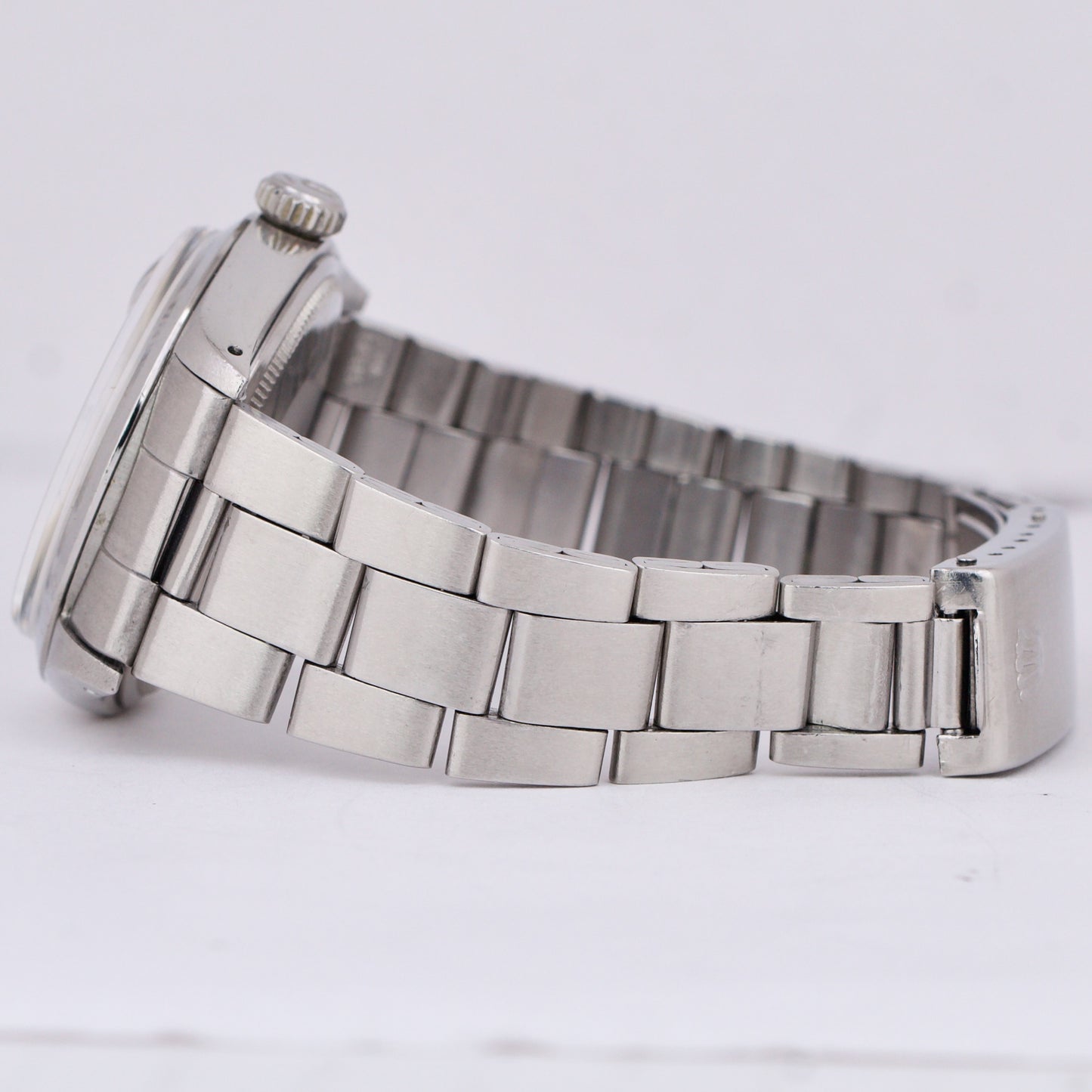 1971 Rolex Oyster Perpetual Date SILVER 34mm Stainless Steel Oyster Watch 1500