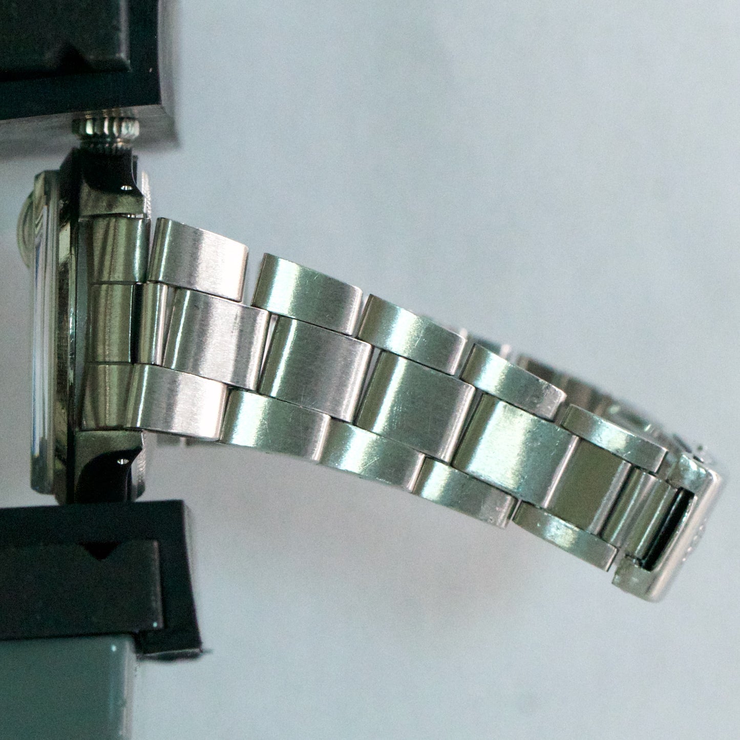 1971 Rolex Oyster Perpetual Date SILVER 34mm Stainless Steel Oyster Watch 1500