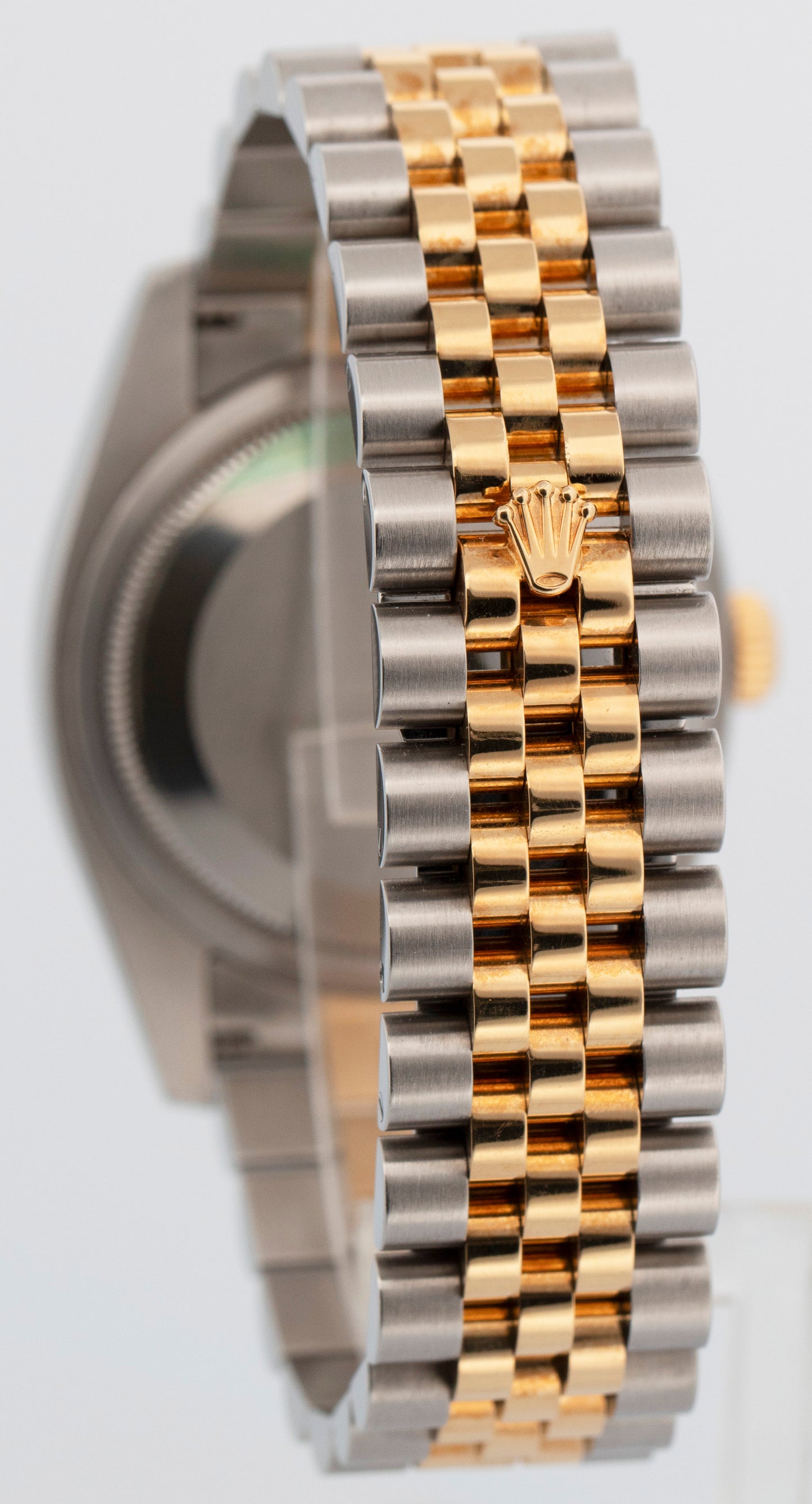 PAPERS Rolex DateJust 36mm CHAMPAGNE Two-Tone 18K Yellow Gold JUBILEE 116233 BOX