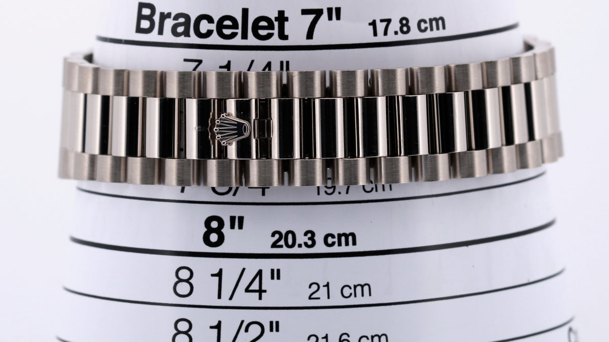 Unpolished 2020 Rolex Day-Date II President 218239 18K 41mm Bronze Box Papers