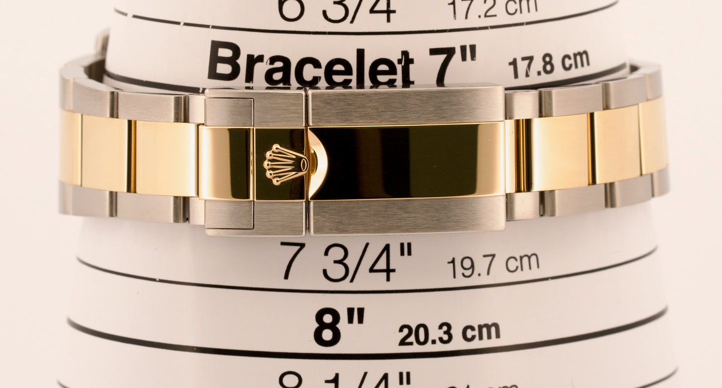 2023 PAPERS Rolex Daytona WHITE Two-Tone Stainless 18K Yellow Gold 116503 BOX