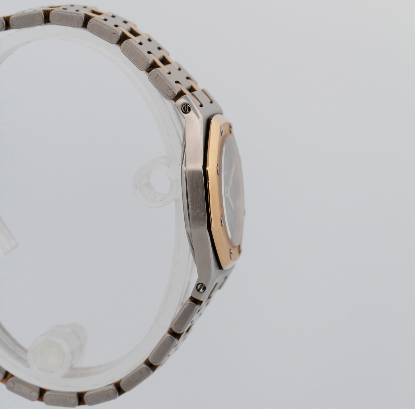 Ladies Audemars Piguet Royal Oak Gray Quartz Two-Tone Gold 26mm 6007SA Watch