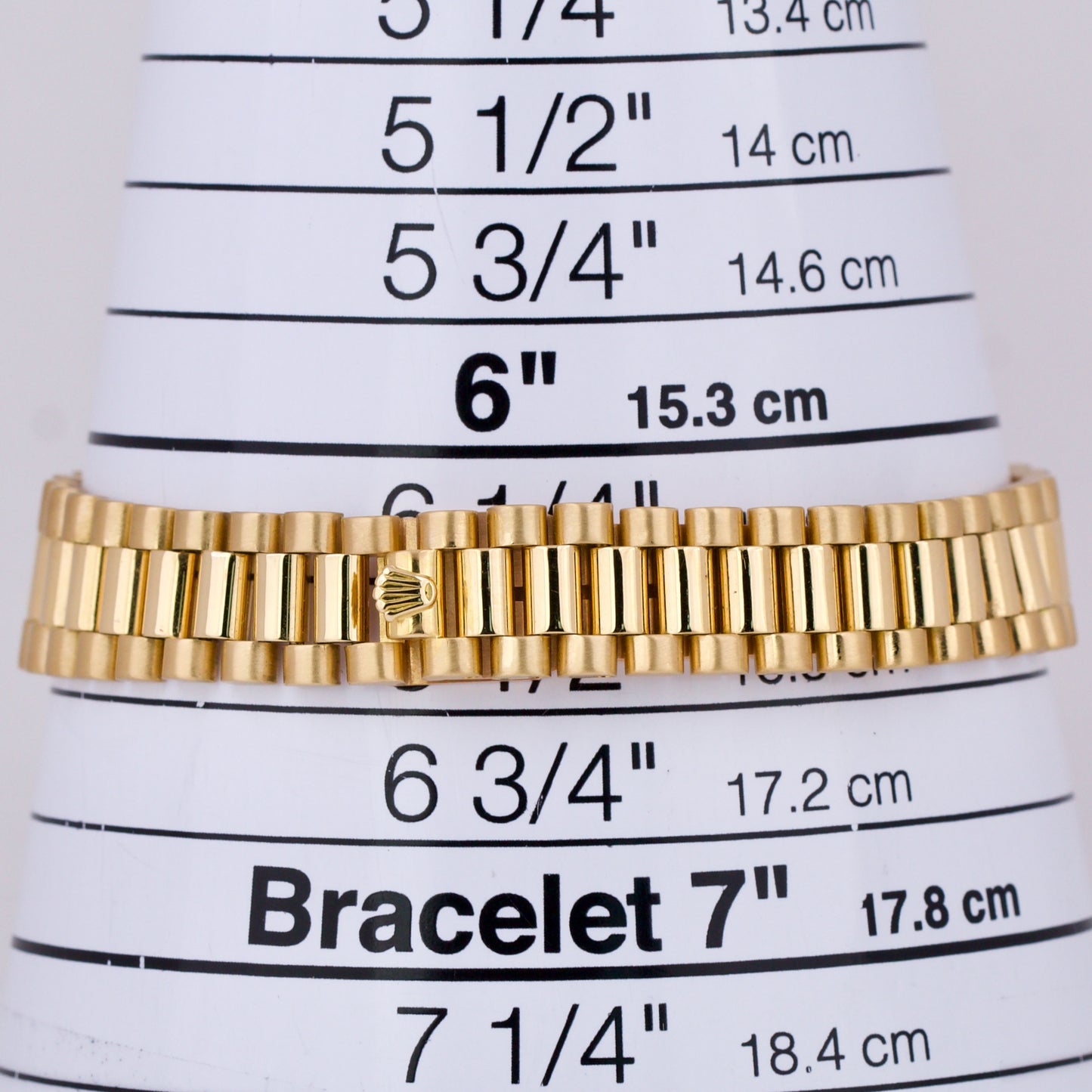 Ladies Rolex DateJust President 26mm WHITE ROMAN 18K Gold NO HOLES 69178 BOX