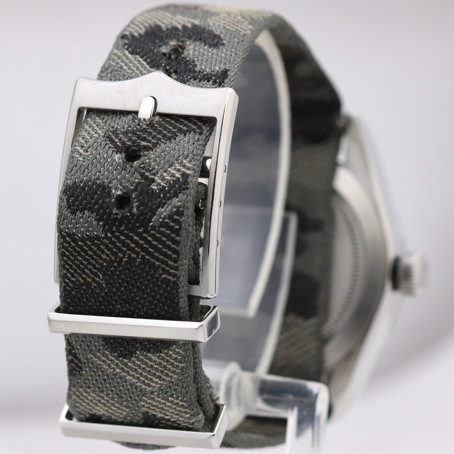 Tudor Heritage Black Bay Black Stainless Steel Camo Canvas 36mm M79500-0007 BOX