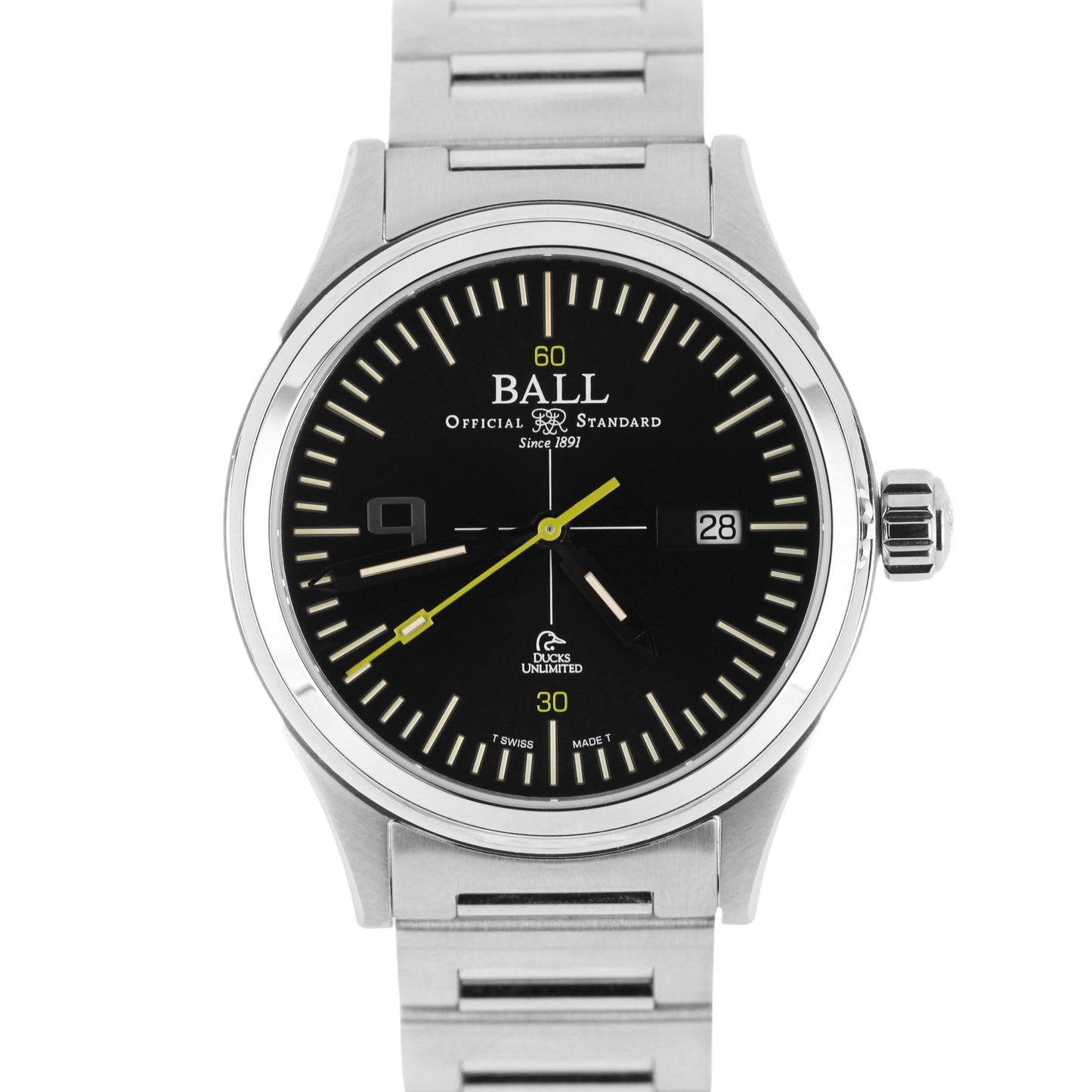 2021 PAPERS BALL Fireman Ducks Unlimited Black 40mm NM2188C-S19-BK Watch BOX
