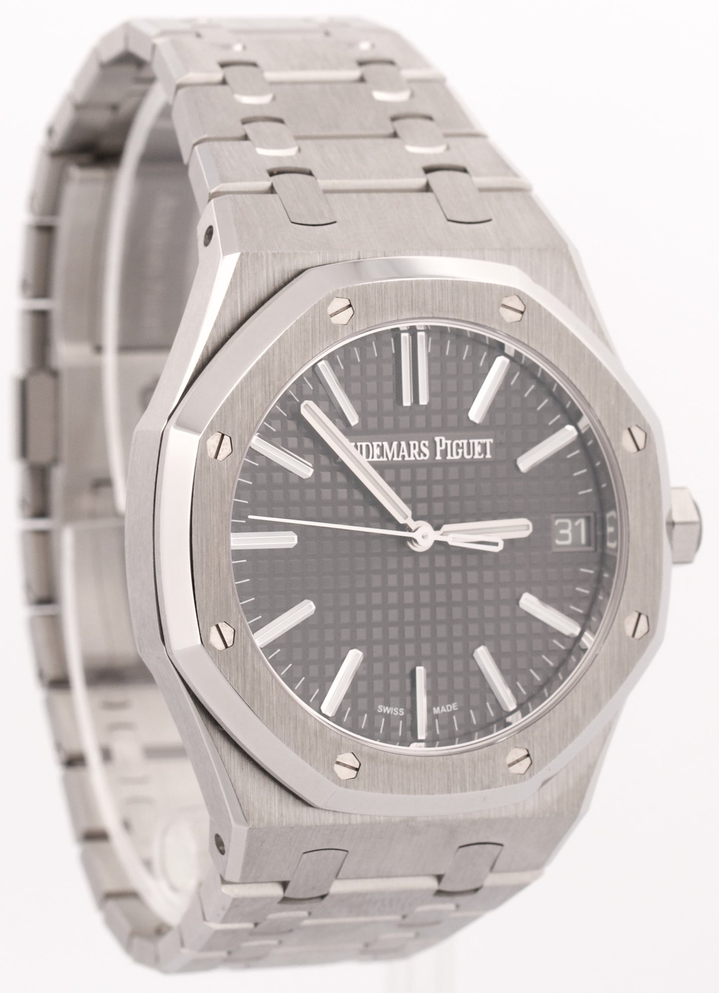 PAPERS Audemars Piguet Royal Oak GRAY 41mm Steel 15510ST.OO.1320ST.10 BOX