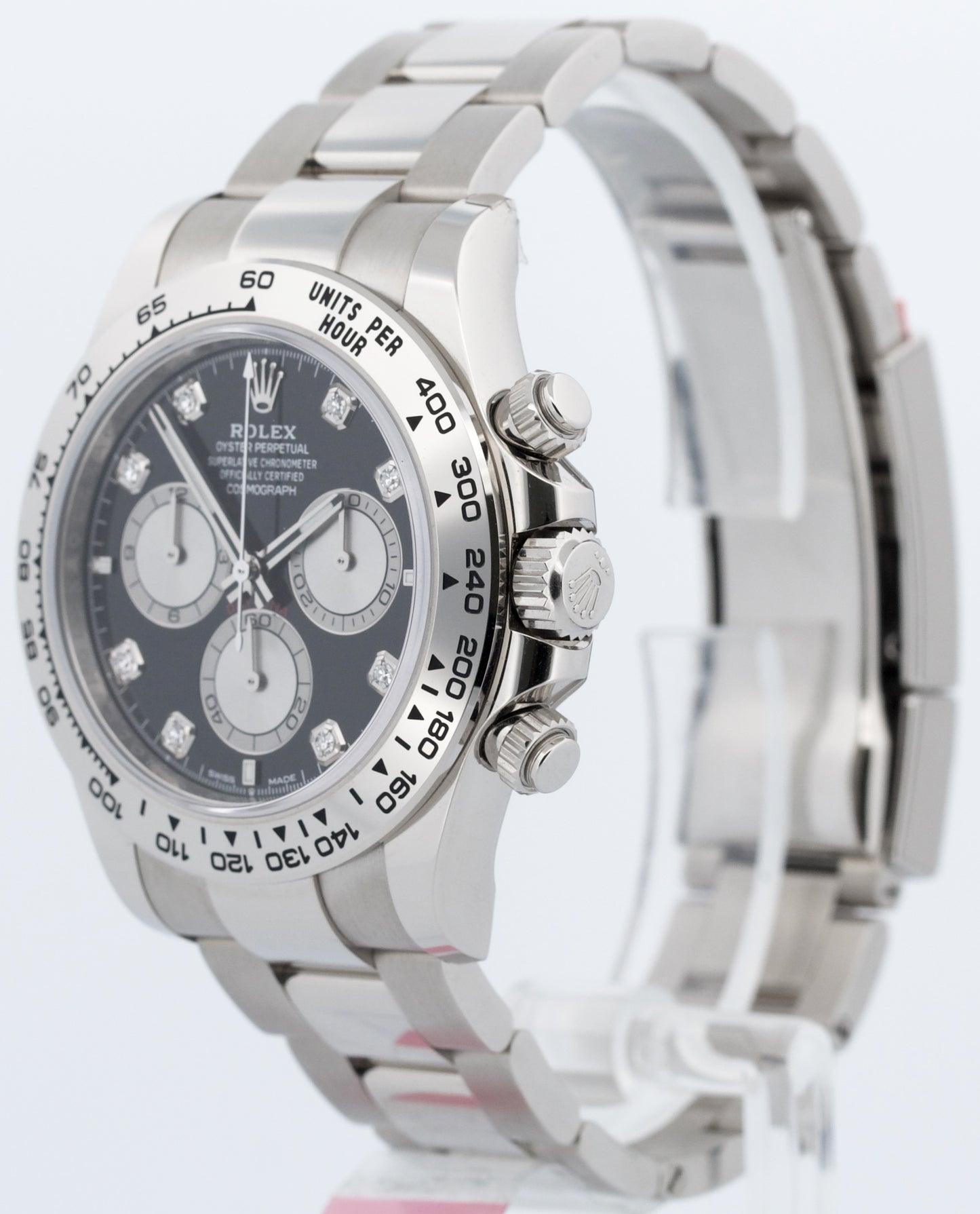 UNWORN 2024 PAPERS Rolex Daytona Cosmograph BLACK DIAMOND 18K 40mm 126509 BOX