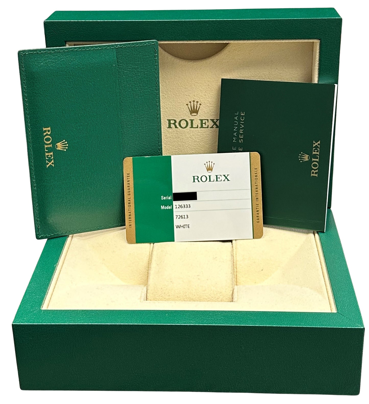 2019 Rolex DateJust 41 PAPERS Two-Tone 18k Gold White 41mm 126333 Watch B+P