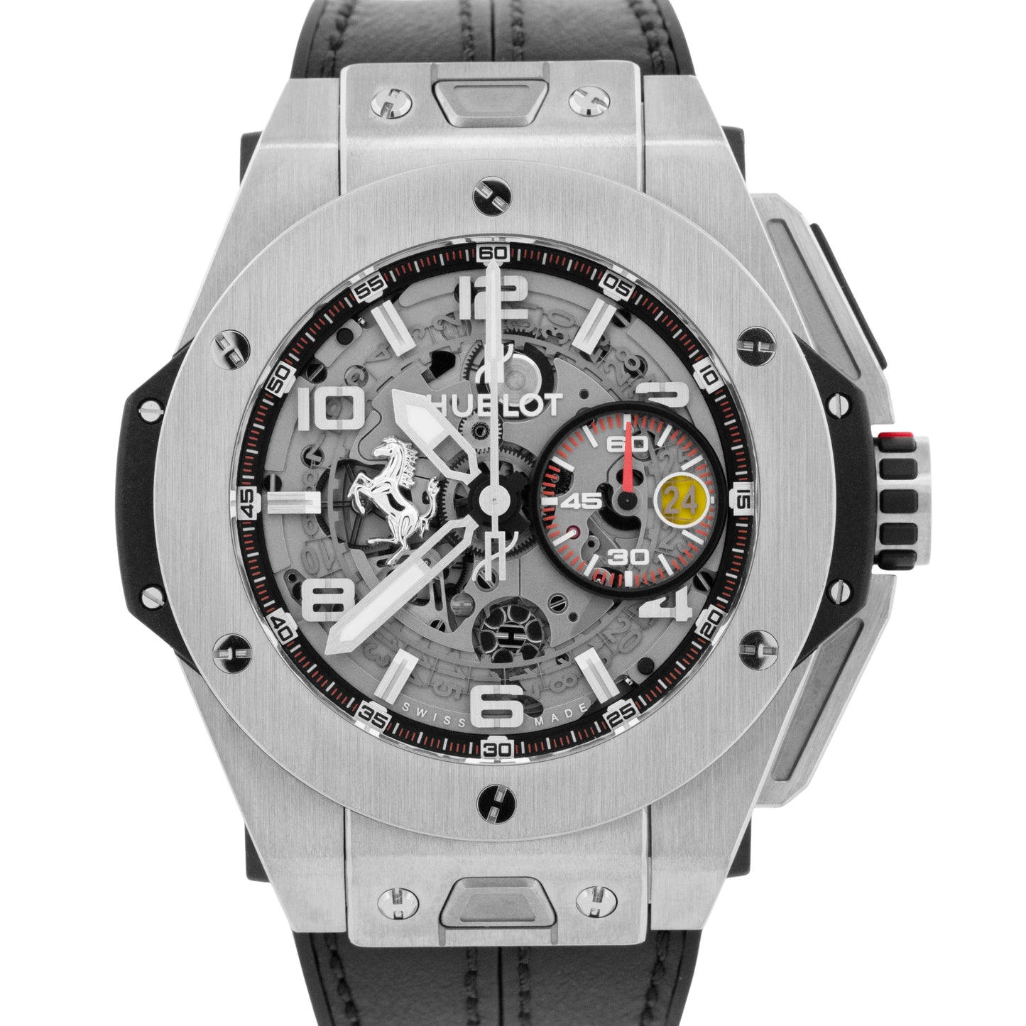 2025 SERVICE Hublot Big Bang Ferrari Limited Skeleton 45mm 401.NX.0123.VR BOX