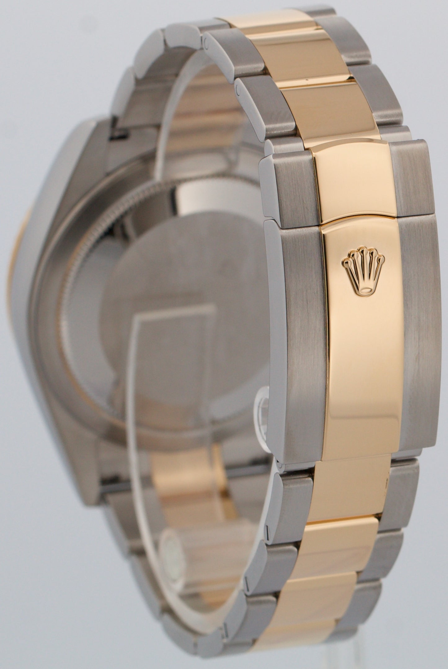 PAPERS Rolex Sky-Dweller WHITE 18K Yellow Gold Stainless OYSTER 42mm 326933 BOX
