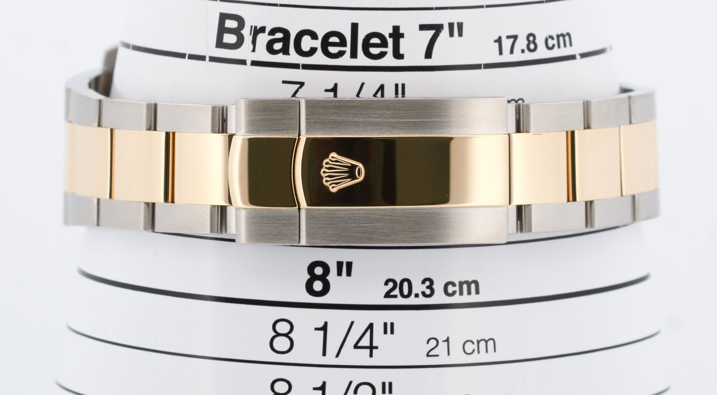 PAPERS Rolex Sky-Dweller WHITE 18K Yellow Gold Stainless OYSTER 42mm 326933 BOX