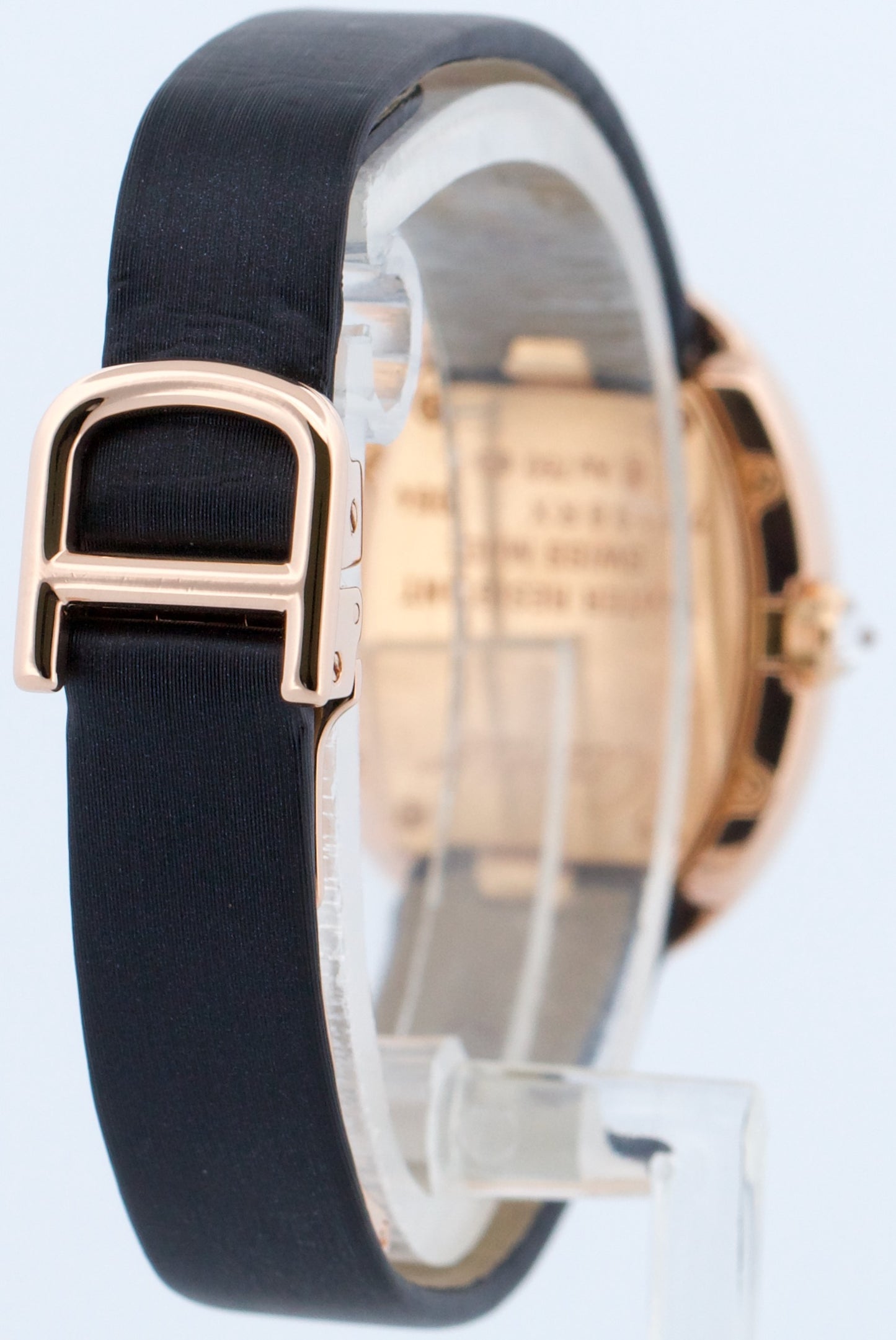 Ladies Cartier Baignoire DIAMOND Silver 18K Rose Gold Quartz 24mm 3064 WB520004
