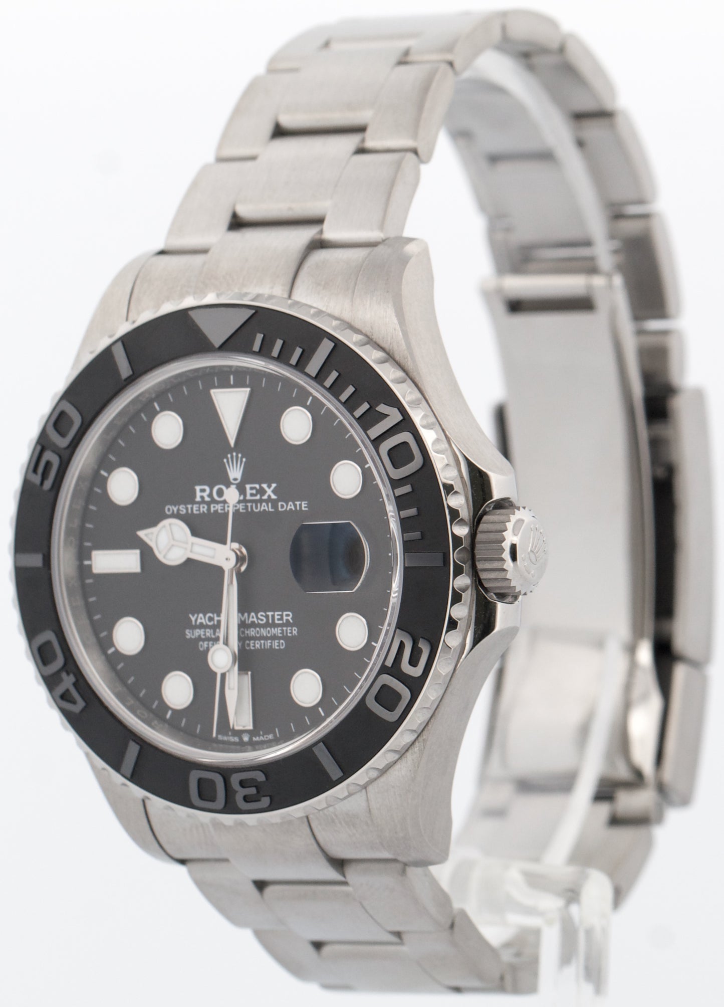 2024 PAPERS Rolex Yacht-Master TITANIUM Black Ceramic 42mm 226627 Watch BOX