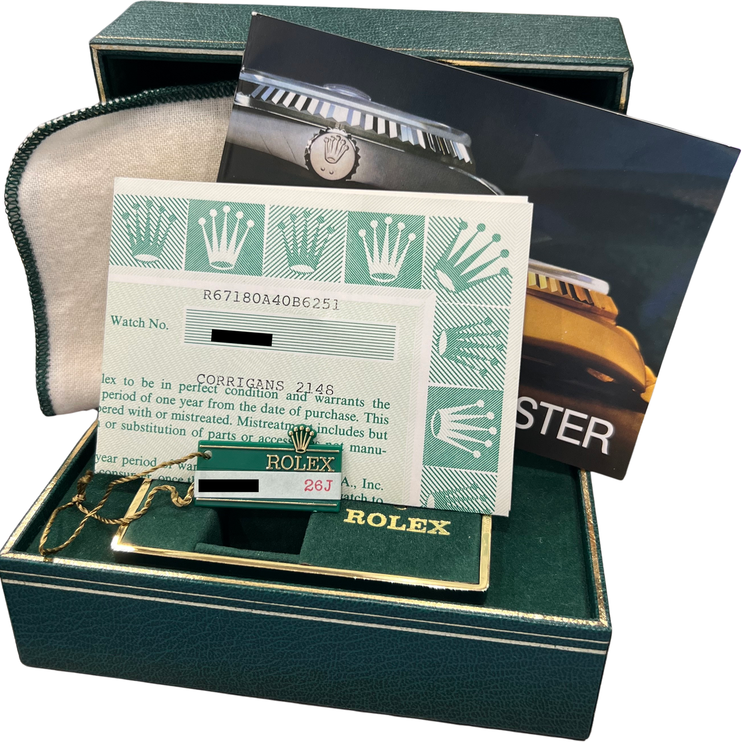 PAPERS Rolex Oyster Perpetual Silver POOL INTAIRDRIL Steel 24mm Watch 67180 BOX